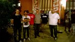 Lo staff tecnico: da sx Zanetti, Favero, Bordin e Ferraro
